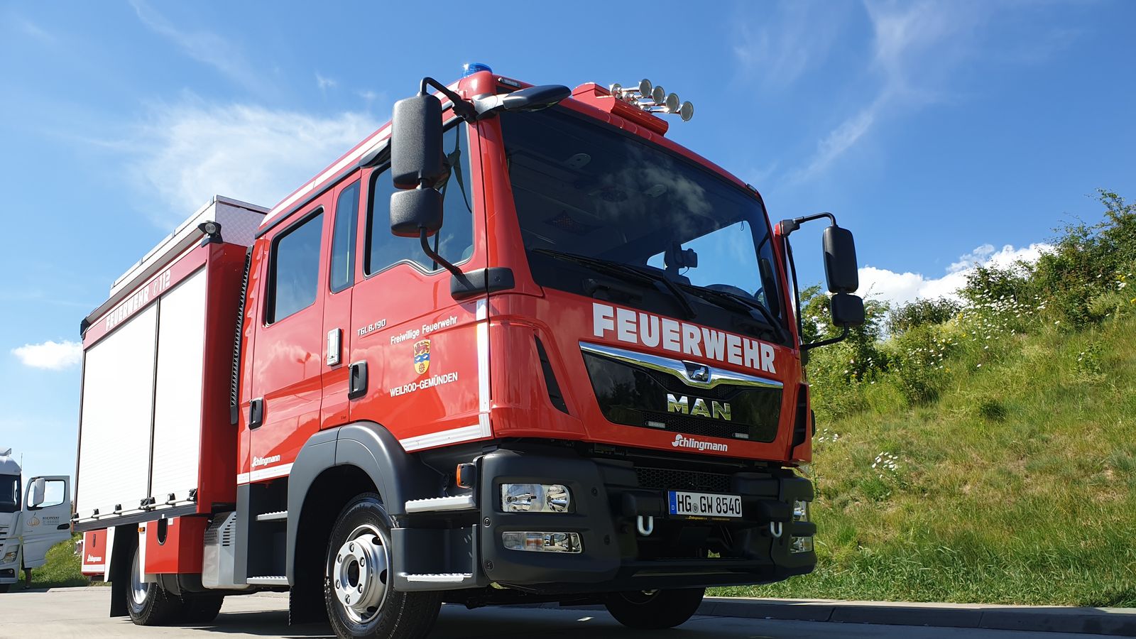 Mittleres Löschfahrzeug der Freiwilligen Feuerwehr Weilrod-Gemünden